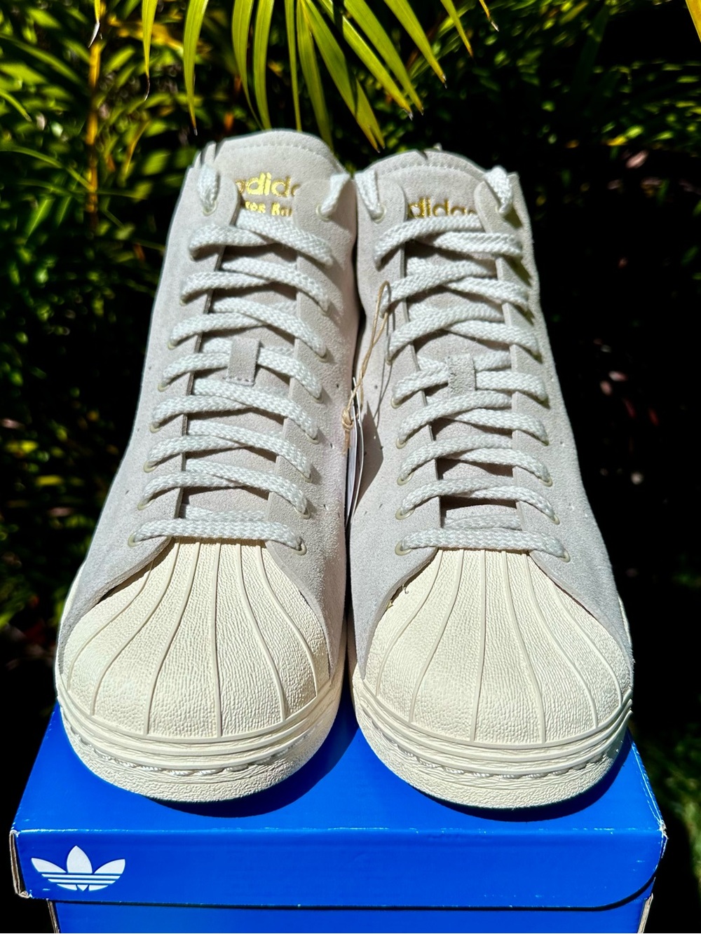 adidas X Wales Bonner Superstar Hi Suede Sneaker